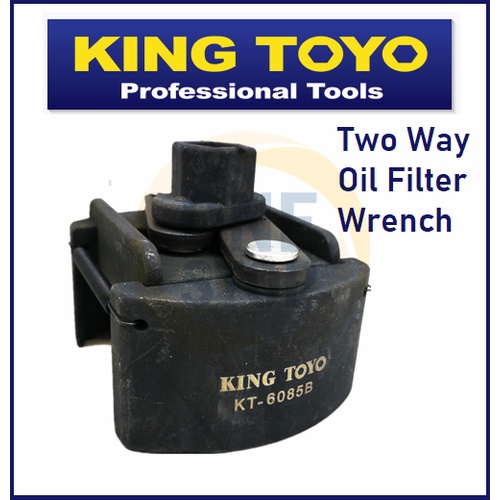 KING TOYO TWO WAY OIL FILTER WRENCH KT-6085 / buka filter / pembuka ...
