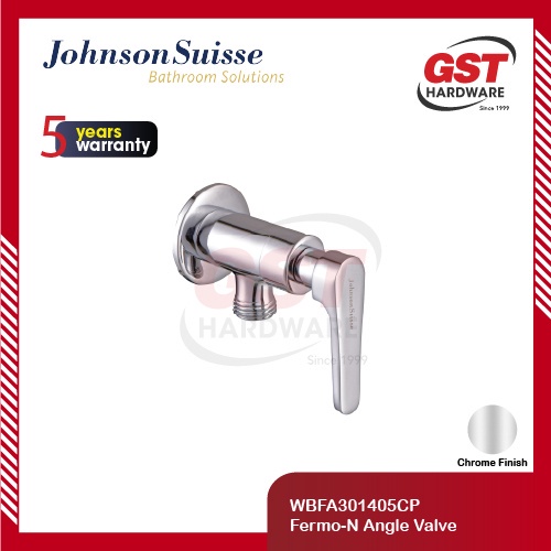 Johnson Suisse Fermo 1/2" Angle Valve With Flange Shower Valve Water