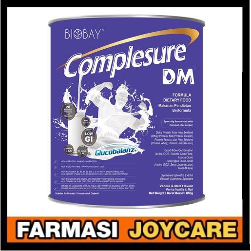 BIOBAY Complesure DM Adults Nutrition Calcium Protein Milk Powder for