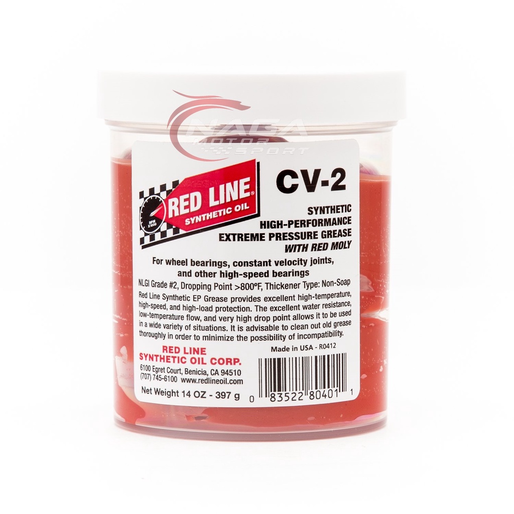 REDLINE CV-2 GREASE WITH MOLY - 14OZ JAR | Shopee Malaysia