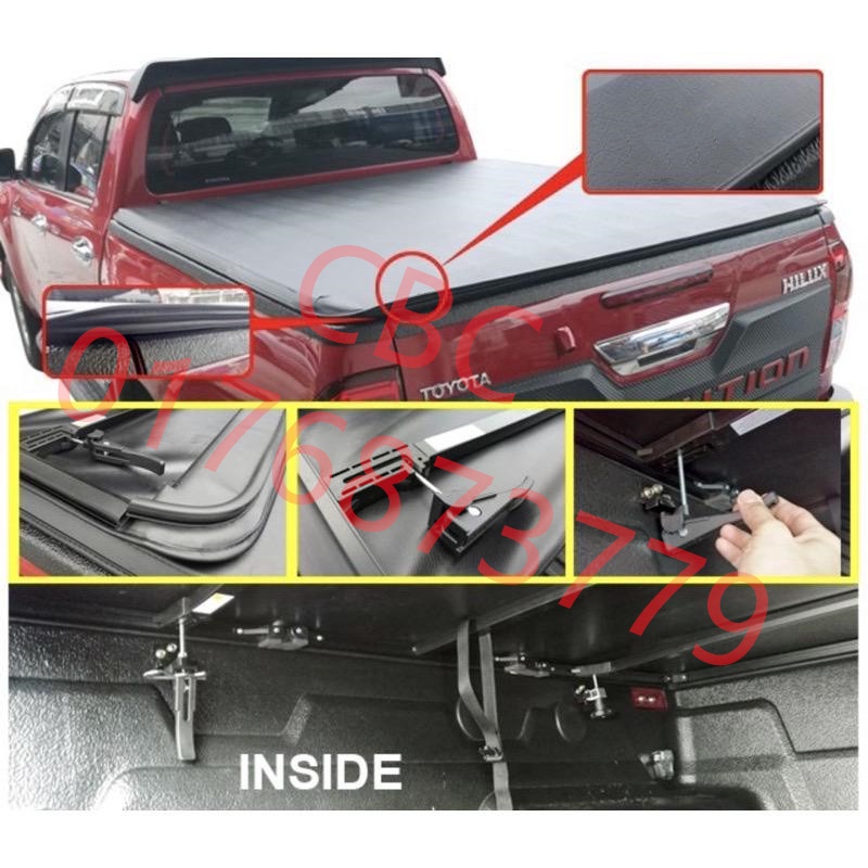 NISSAN NAVARA NP300 TriFold Cover FLAT CANVAS SOFT LID CANVAS NO ROLL