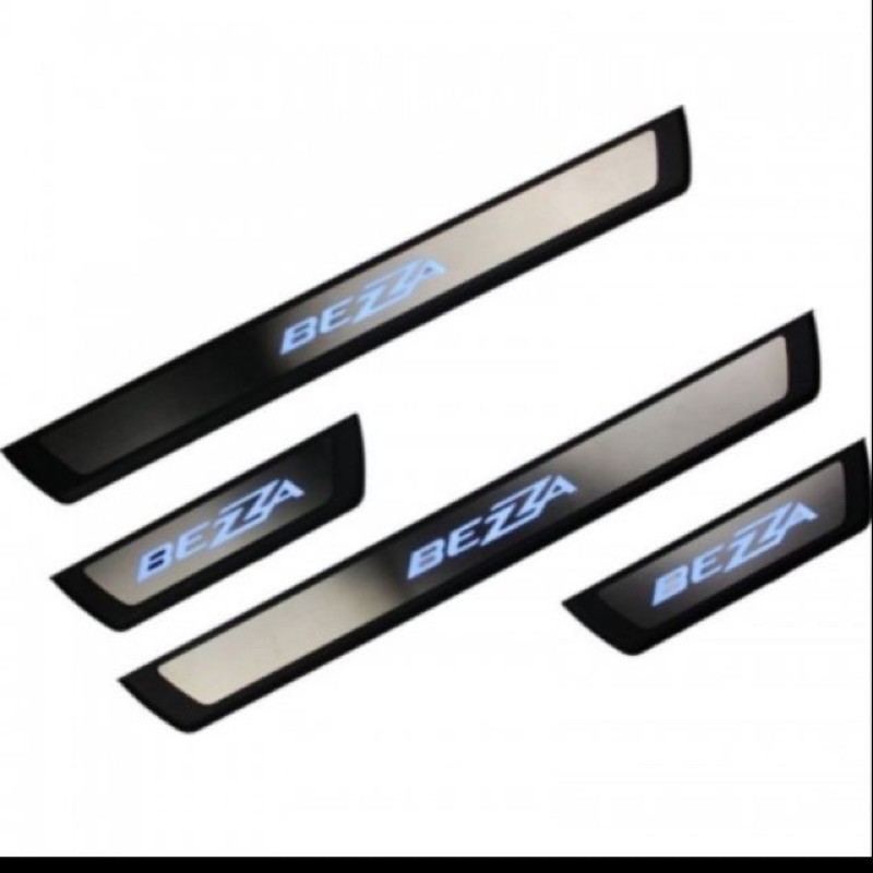 PERODUA Bezza Blue LED Car Door Side Sill Step Plate ( BLUE LED ...