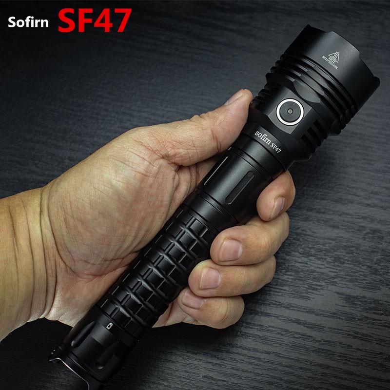 Sofirn SF47 20W Powerful LED Flashlight 9000lm Max Throwing 522 Meters ...