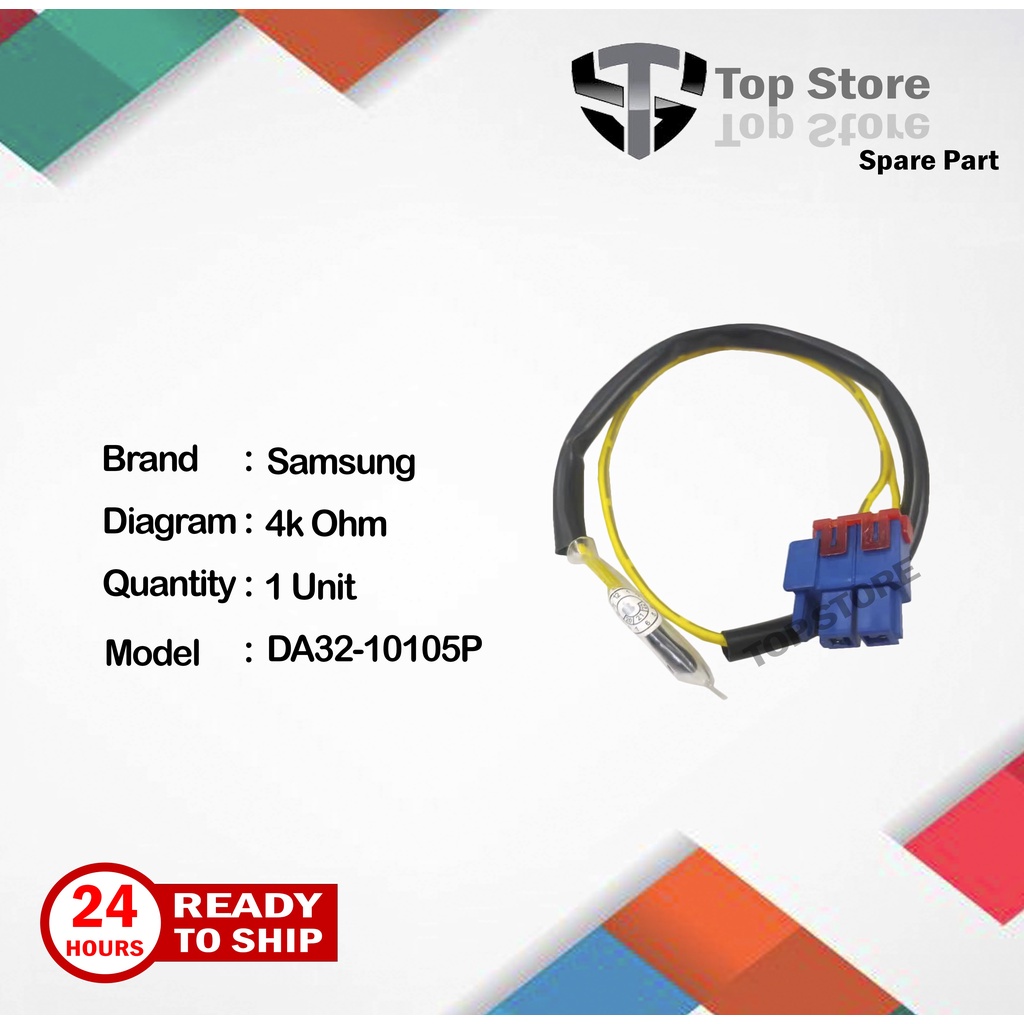 Samsung Fridge Defrost Sensor 4k Ohm DA3210105P Shopee Malaysia