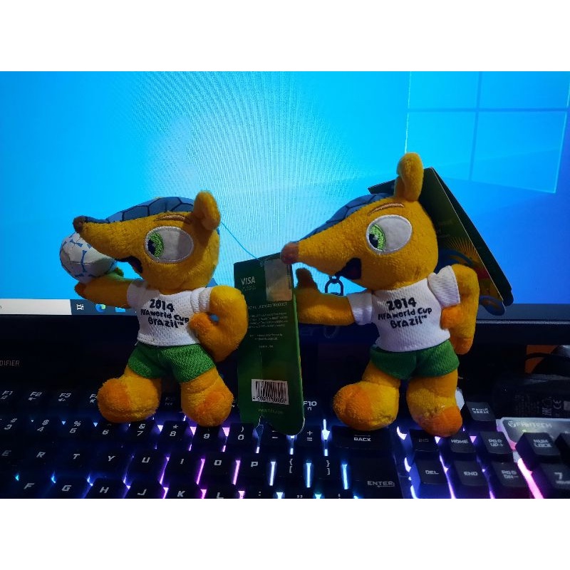 2014 FIFA World Cup Brazil Plush Toy Fuleco | Shopee Malaysia