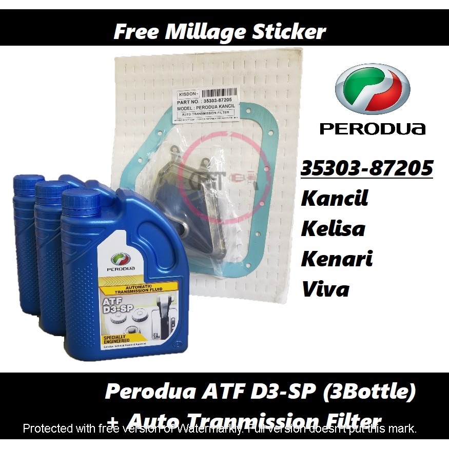 SC492 Minyak gearbox Automatic PERODUA ATF D3SP DIIISP with Auto