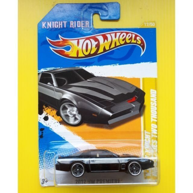 HOT WHEELS 2012 NEW MODELS KITT KNIGHT INDUSTRIES TWO THOUSAND