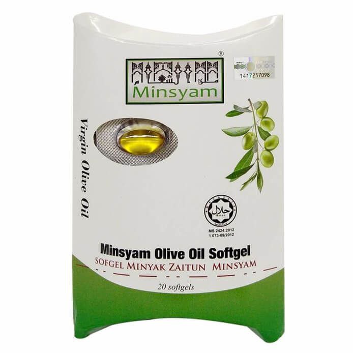 Minsyam Olive Oil Softgel (20 softgels) Shopee Malaysia