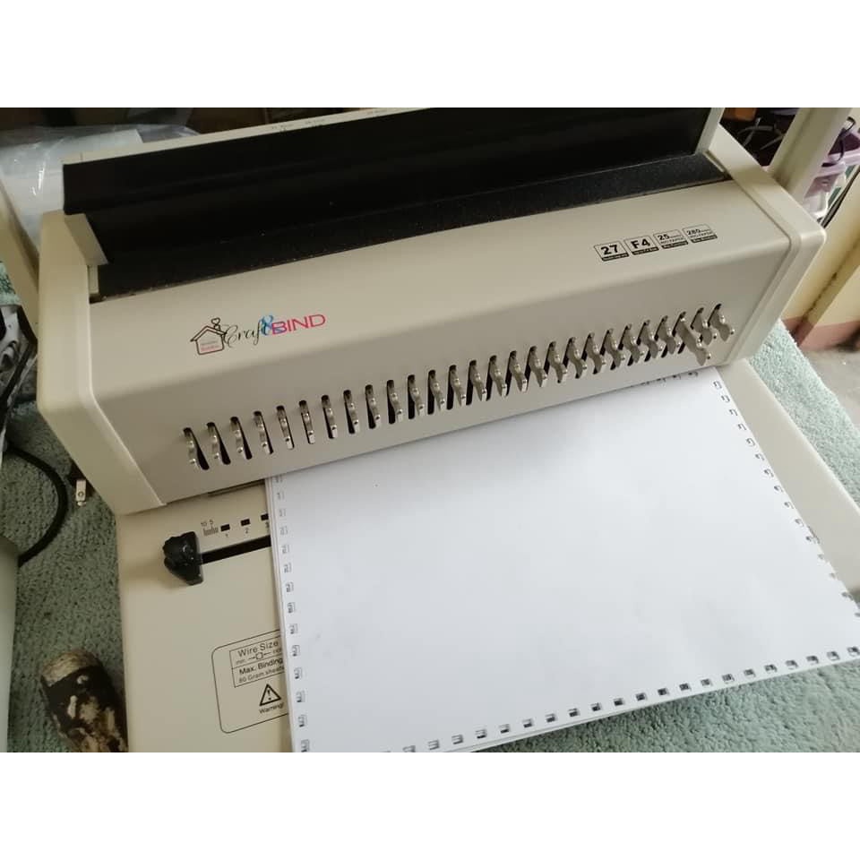 TCC Craft&Bind 21 F4 size Heavy Duty Binding Machine Shopee Malaysia