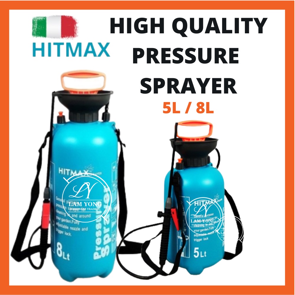 5L / 8L HITMAX Pressure Sprayer Pump / Spray Bottle / Spray Gun