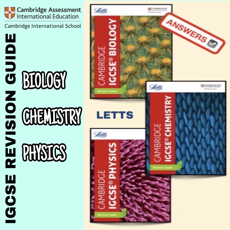 PRINTED BOOK | Cambridge IGCSE Revision Guide Science Biology Chemistry ...