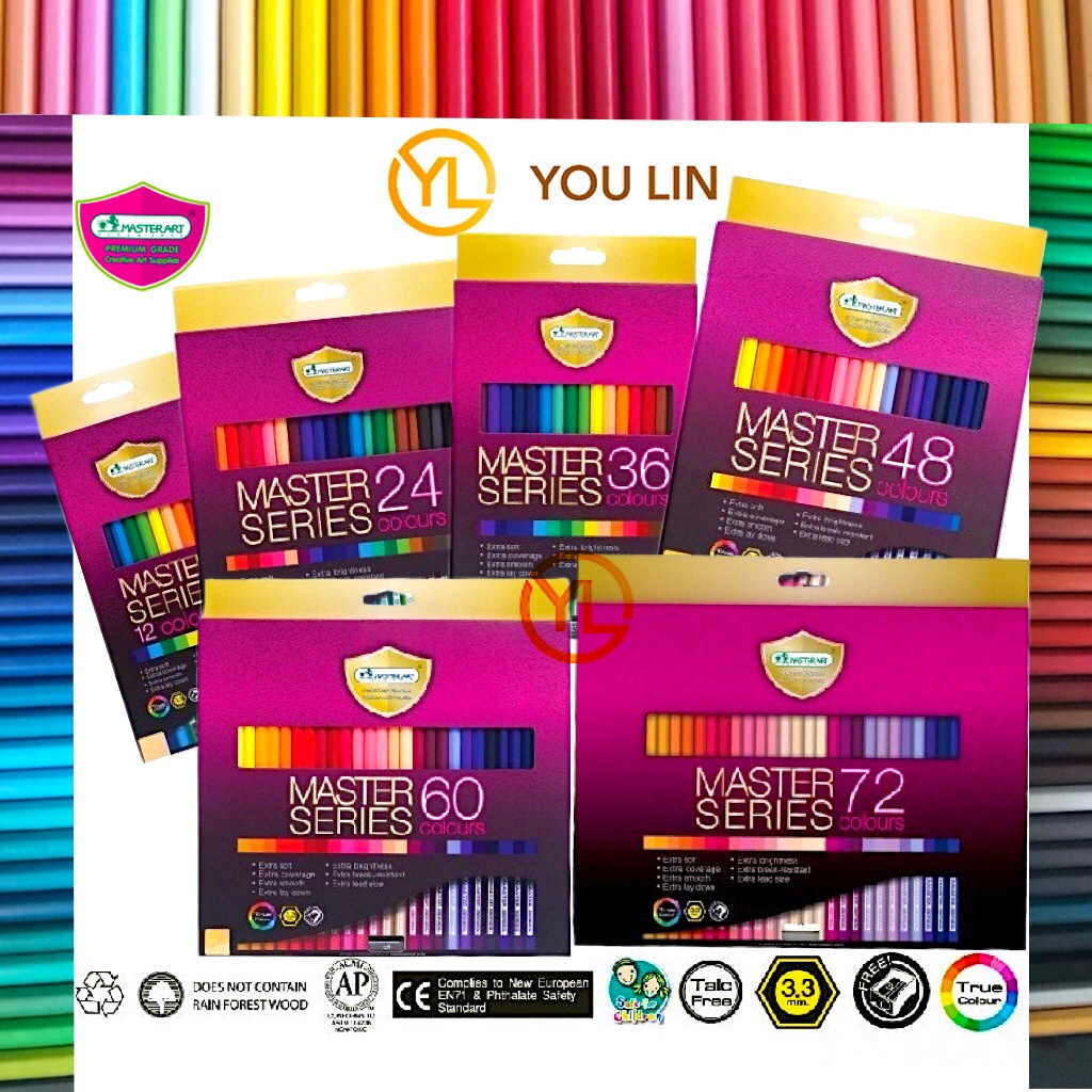Master Art Master Series Colour Pencil - 12 / 24 / 36 / 48 / 60 / 72 ...