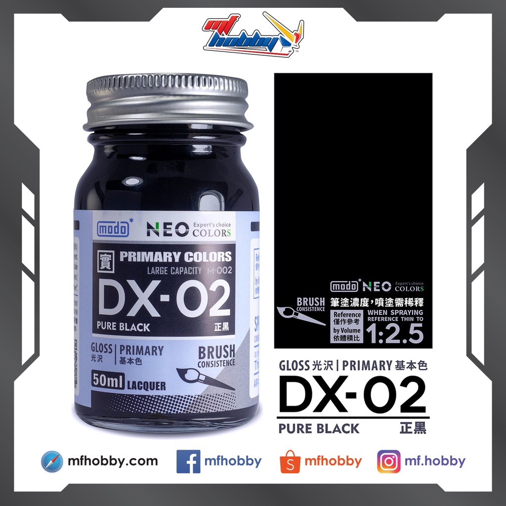 Modo DX-02 Pure Black (L) | Shopee Malaysia