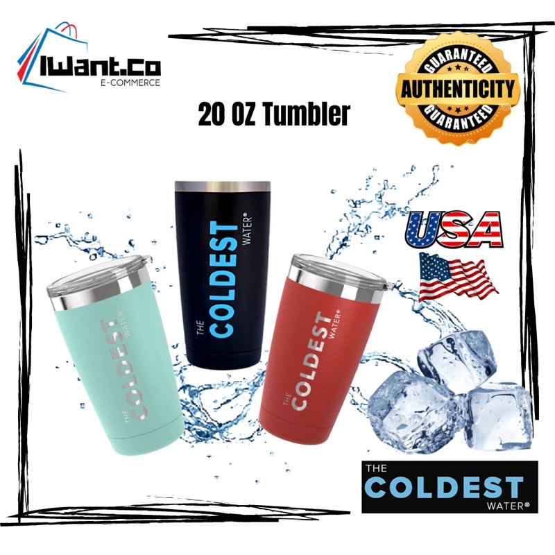 The Coldest Water Bottle 20 Oz Tumbler Insulated Tik Tok Viral 100 Original Shopee