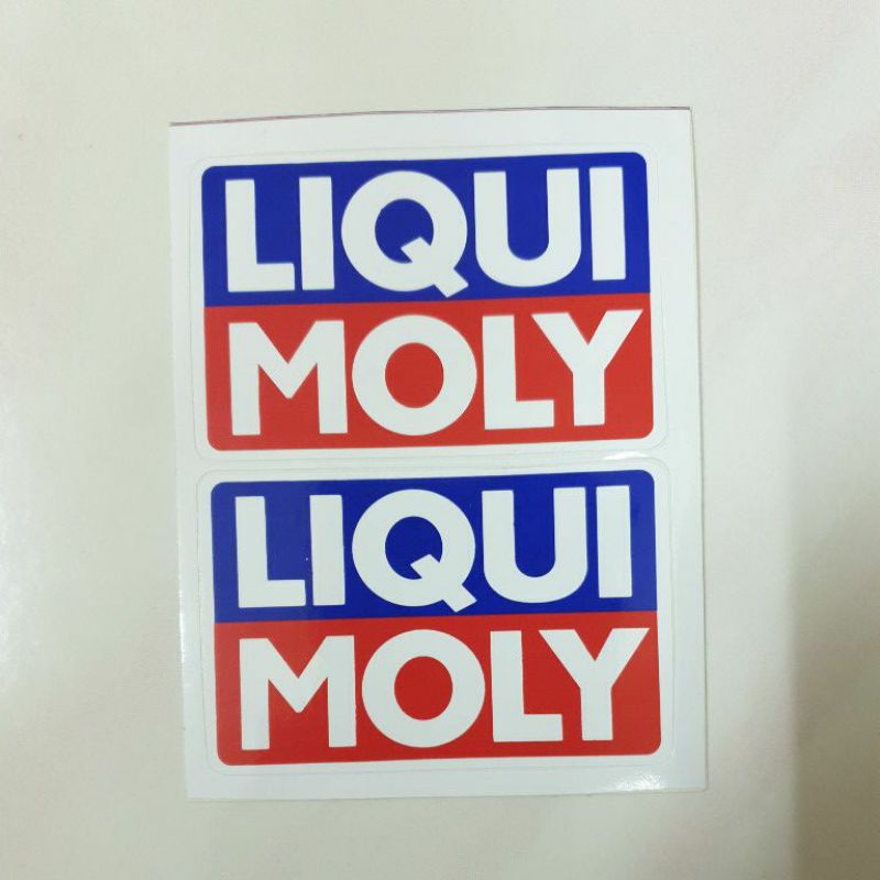 Original LIQUI MOLY Sticker/Car Sticker/Motorsport Sticker | Shopee ...