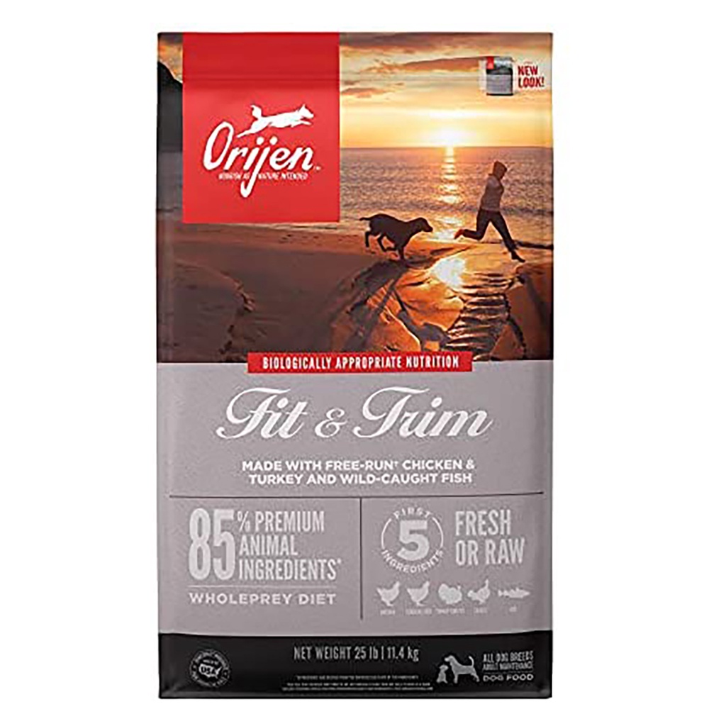 25lb/11.4kg Orijen Fit & Trim Weight Management Dog Food Made in