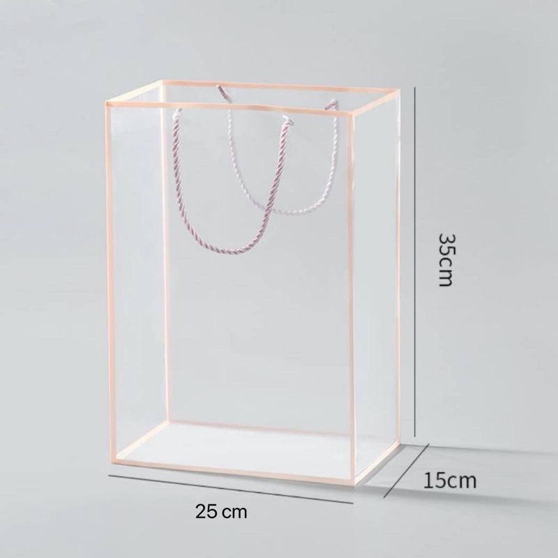 Transparent Pvc T Bag Paper Beg Hadiah Plastik Lutsinar Full