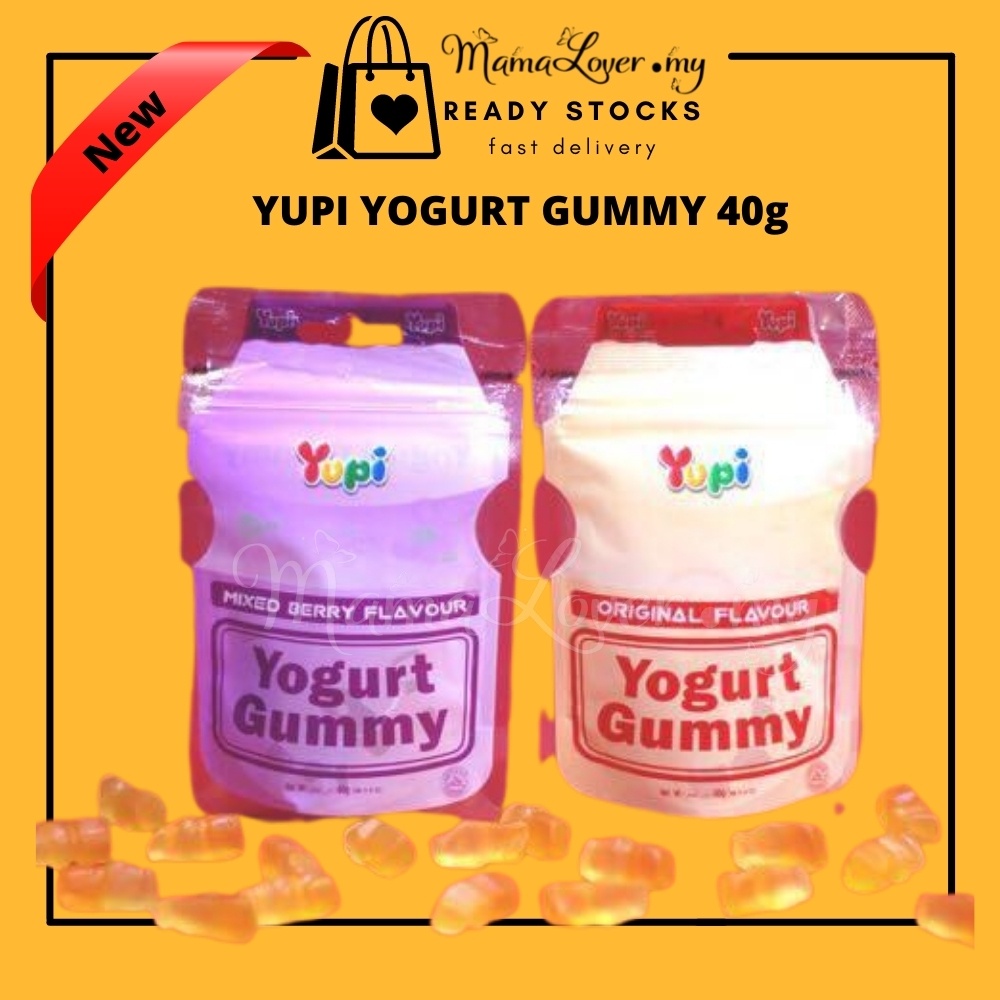 YUPI YOGURT GUMMY 40g 1pcs Scnaks Candy Sweet Gulagula Bergetah