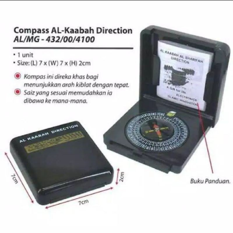 Original ORIGINAL KIBLAT COMPPAS PRAYER COMPASS | Shopee Malaysia