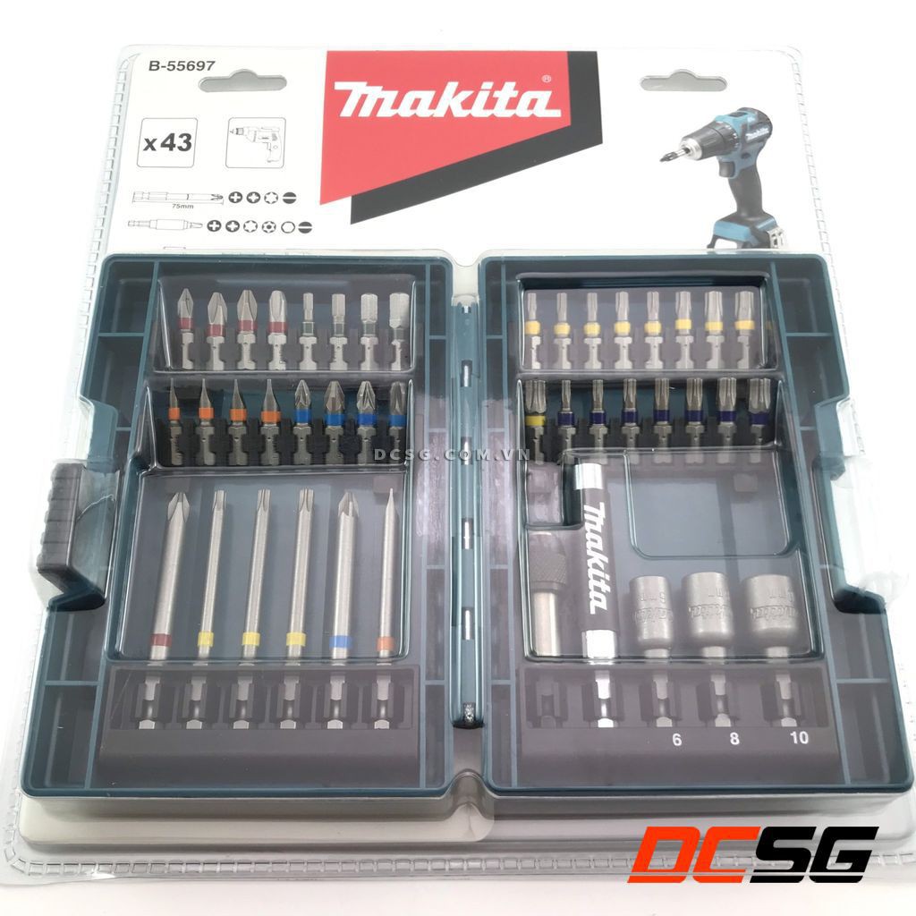 Makita B-55697 43Pc Colour Screw Bit Set | Shopee Malaysia