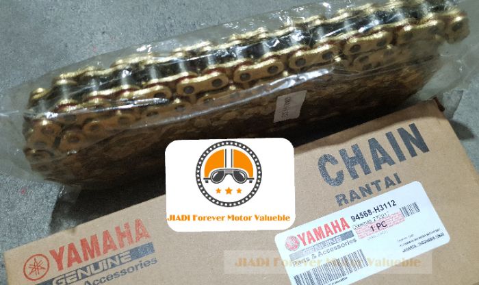 YAMAHA ORING RANTAI CHAIN O-RING GOLD 428H x 132L MOTOR RANTAI O RING ...