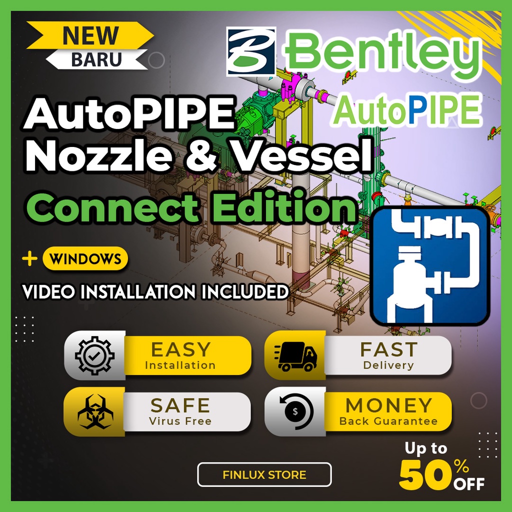 [VIDEO] Bentley AutoPIPE CONNECT Edition v23 & Nozzle & Vessel v42