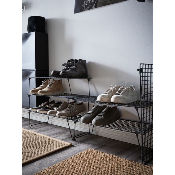 Ikea GREJIG Shoe rack 58x27x17 cm Shopee Malaysia