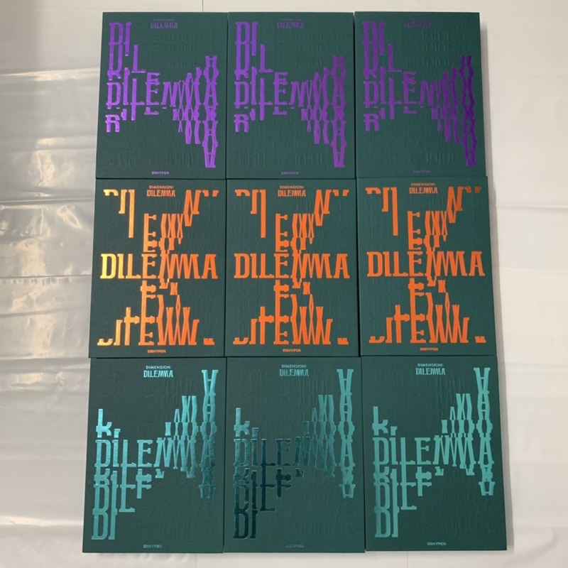 ENHYPEN DIMENSION : DILEMMA Official Unsealed Album | Shopee Malaysia