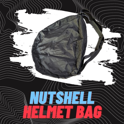 WATERREPELLANT HELMET BAG FOR NUTSHELL HELMETS [ HALFHELMETS ETC