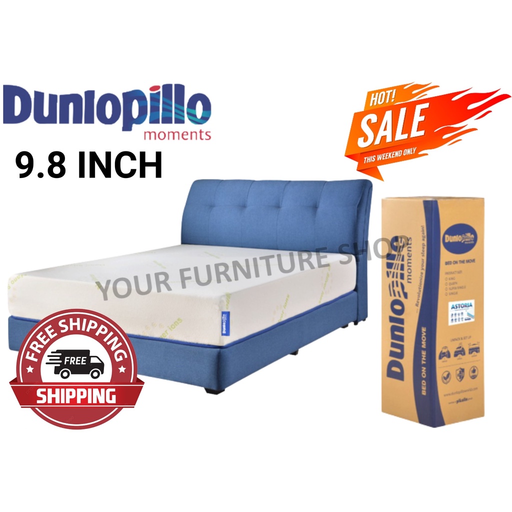 Dunlopillo Astoria Compressed Roll Mattress Queen and Single/ Tilam