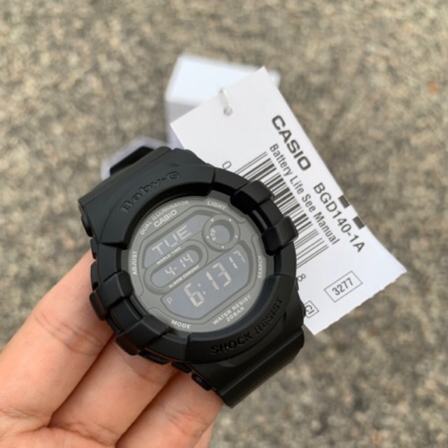 CASIO BABY G BGD 140 1A matte black Shopee Malaysia