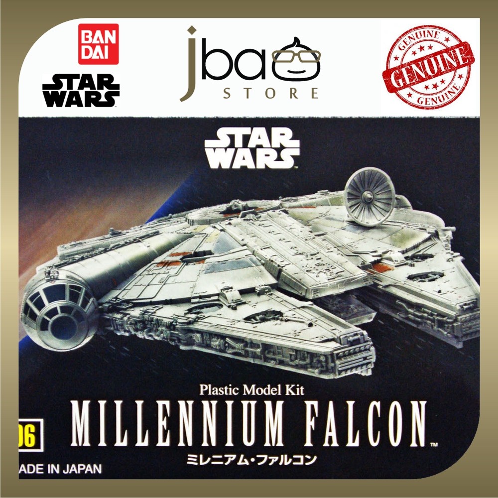 BANDAI STAR WARS Vehicle Model 006 Millennium Falcon Plastic Model Kit