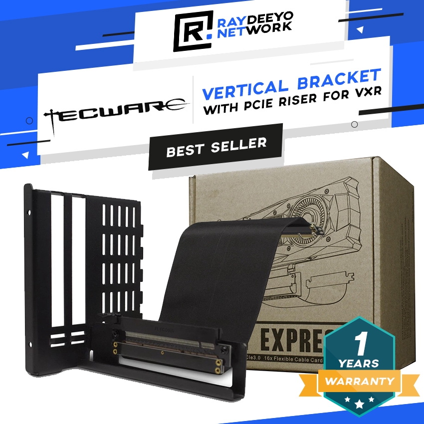 TECWARE VERTICAL RISER + BRACKET FOR VXR CASE [Vertical GPU Mounting ...