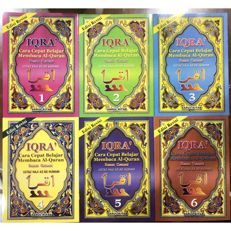 Iqra Set Edisi Lengkap 1 6 Rumi Shopee Malaysia 8848