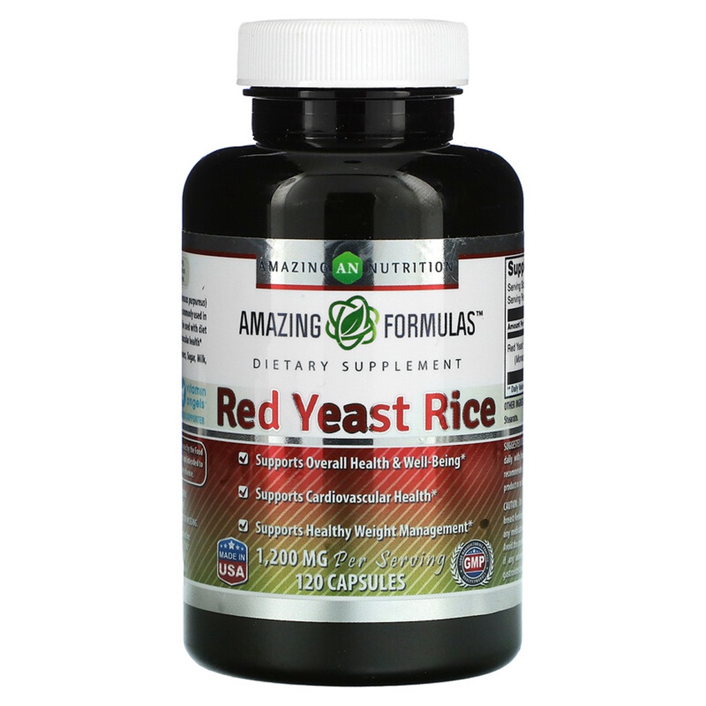 Amazing Nutrition, Red Yeast Rice, 600 mg, 120 Capsules Shopee Malaysia