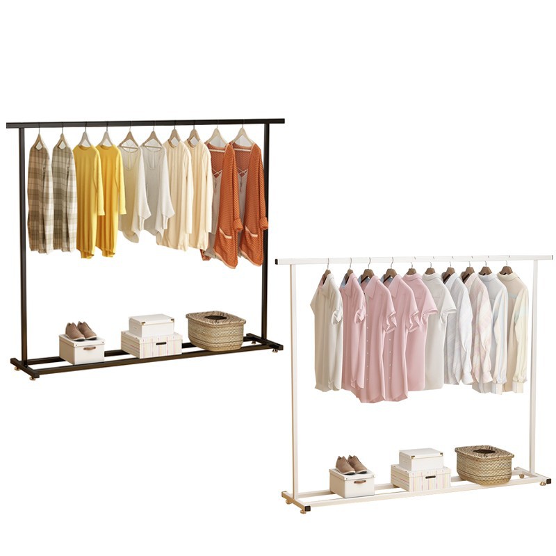 JBB Indoor Drying Rack Floor Single Pole Drying Rack Bedroom Hanger ...