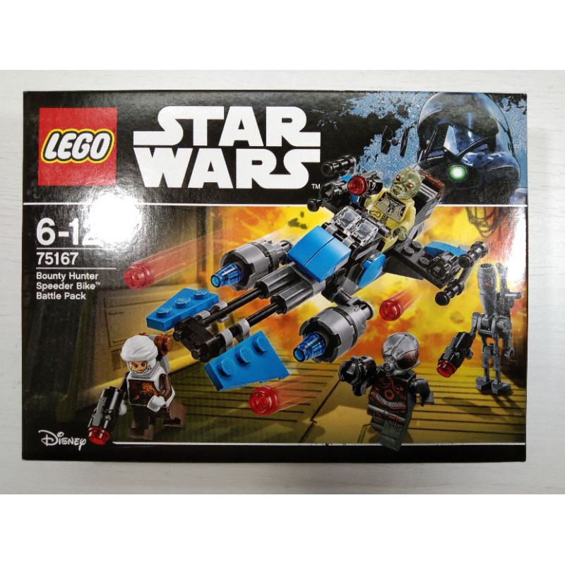 Lego 75167 star wars bounty discount hunter speeder bike battle pack