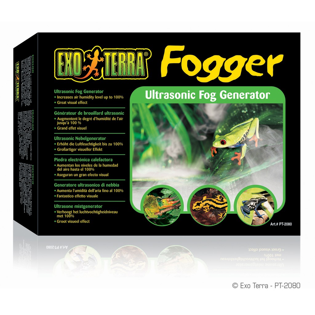 Exo Terra Ultrasonic Fog Generator Fogger cold mist humidity reptile
