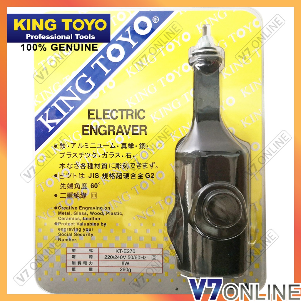 King Toyo Electric Engraver Kt E Shopee Malaysia