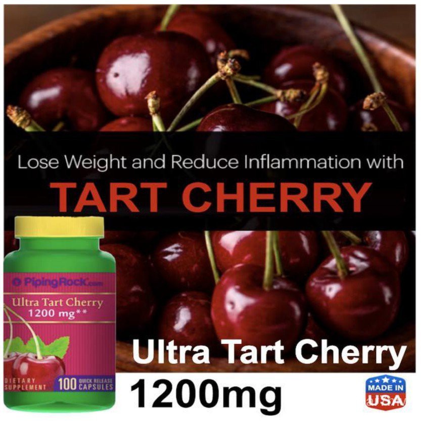 【READY STOCK)】Ready Stocks, Tart Cherry 1200mg, 100 / 200 Caps, Anti