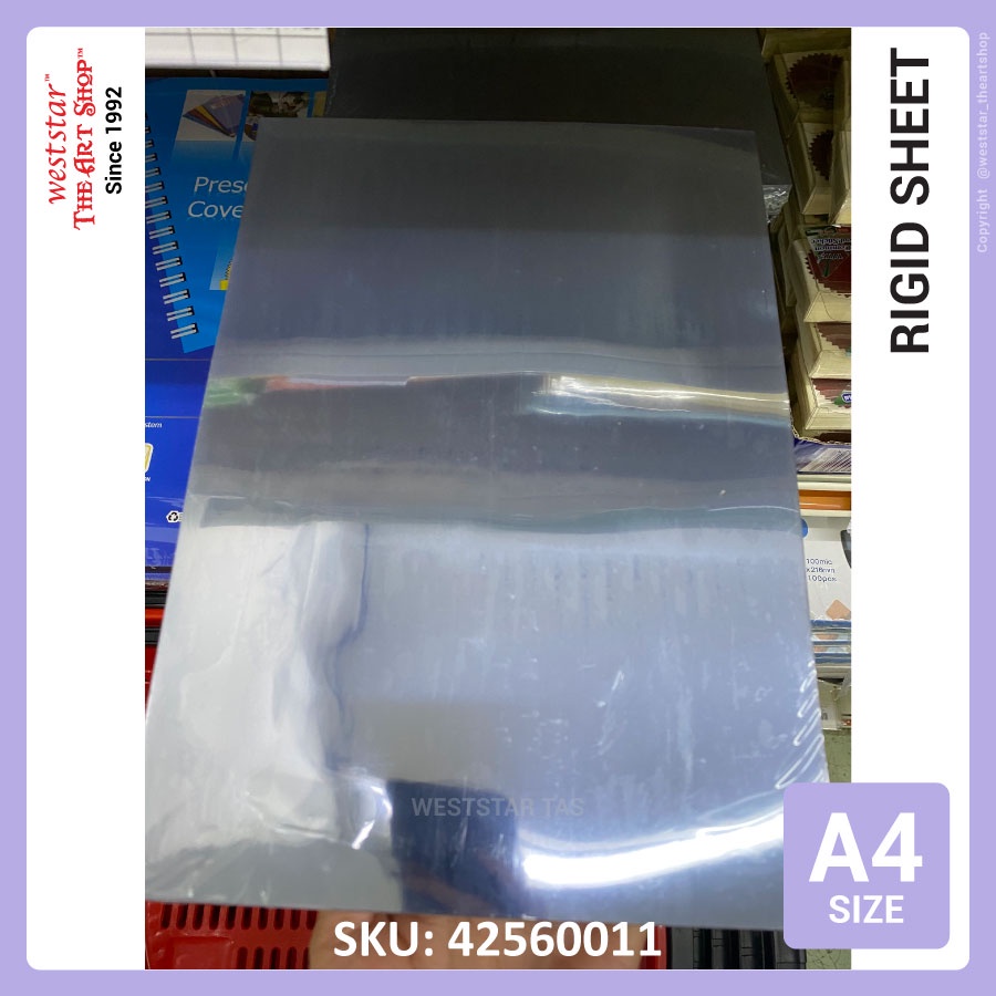 [Weststar TAS] A4 Rigid Sheet, Plastic Cover, Transparent Sheet ...