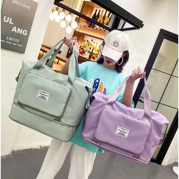QLADY_ Korean Fashion Waterproof Foldable Bag Beg Sandang Wanita Large
