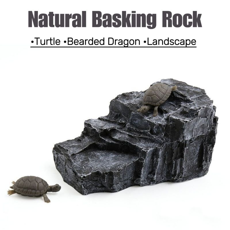 Reptile Basking Rock turtle basking platform turtle ramp bearded dragon ...