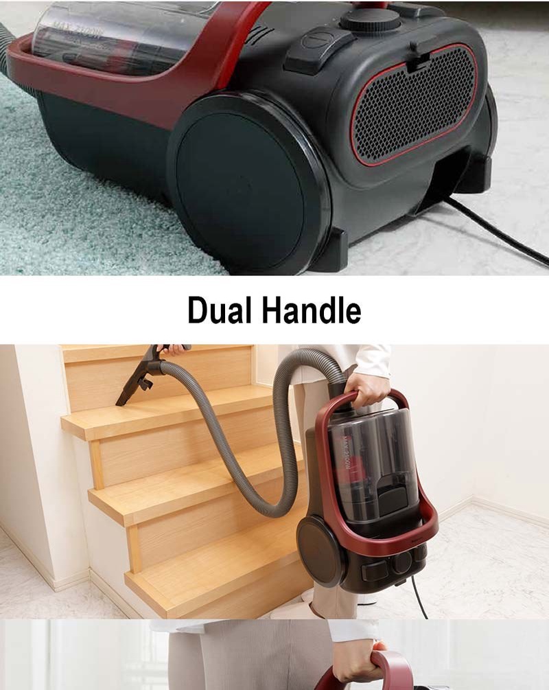 Panasonic Cyclone Bagless Canister Vacuum Cleaner With Hepa Filter ...