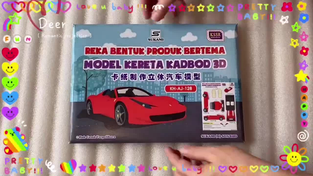(READY STOCK) PROJEK RBT TAHUN 4: MODEL KERETA KADBOD 3D (40 KEPING ...