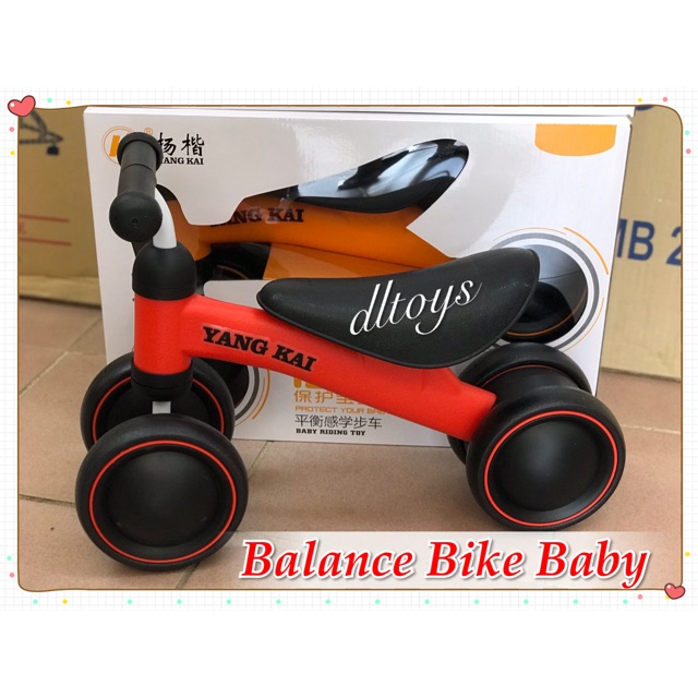 YANG KAI Baby Balance Bike Learn To Walk No Foot Pedal Riding Toy