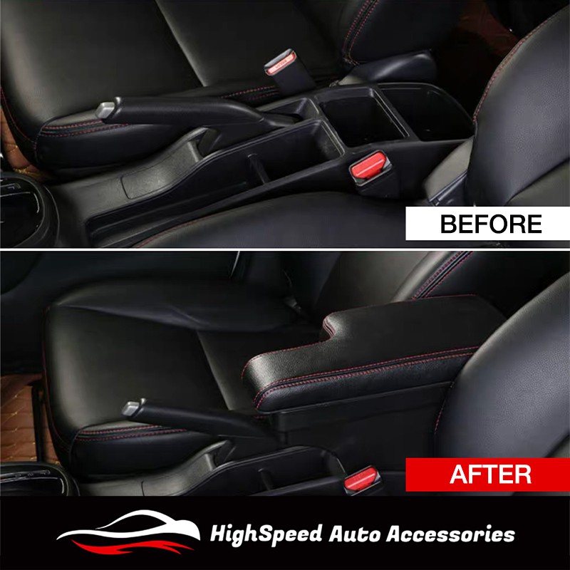 Honda Jazz GK (20142022) Leather Armrest Console Box Shopee Malaysia