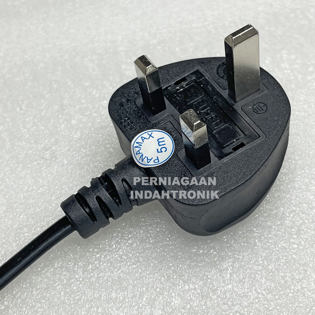 5 Meter Electrical Wire Wayar British Standard BS-1363-1 IEC-60320-C7 2 ...