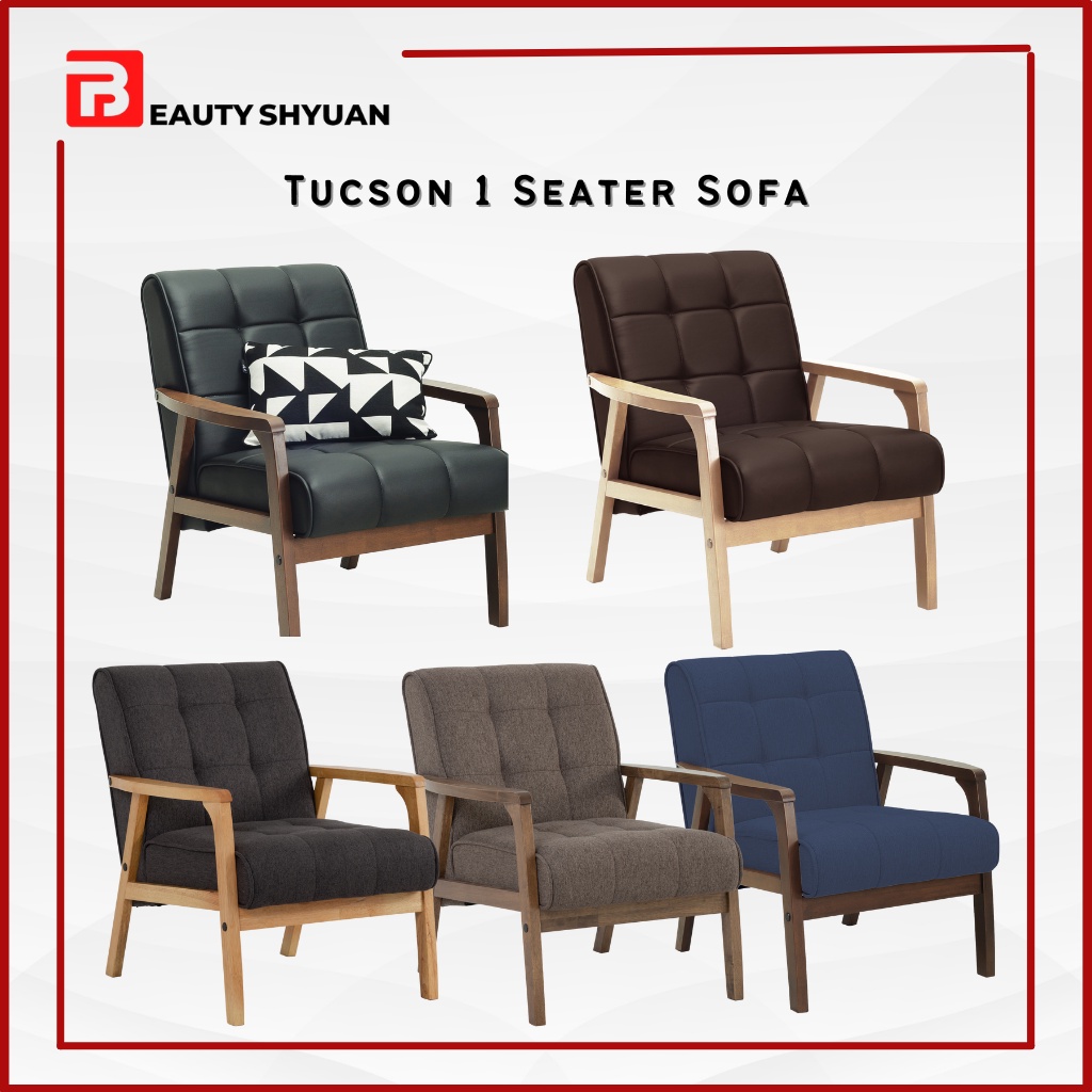 Tucson Sofa Seater Sofa Murah Single Sofa Single Seater Sofa Kerusi Sofa Ruang Tamu Kerusi