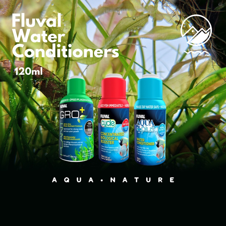 [Aqua Nature] Fluval Plant Gro+/Cycle/Aqua Plus 120ml (Aquarium Plant